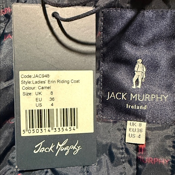 JACK MURPHY Ireland Erin Waterproof Riding Jacket BNWT - Picture 15 of 16